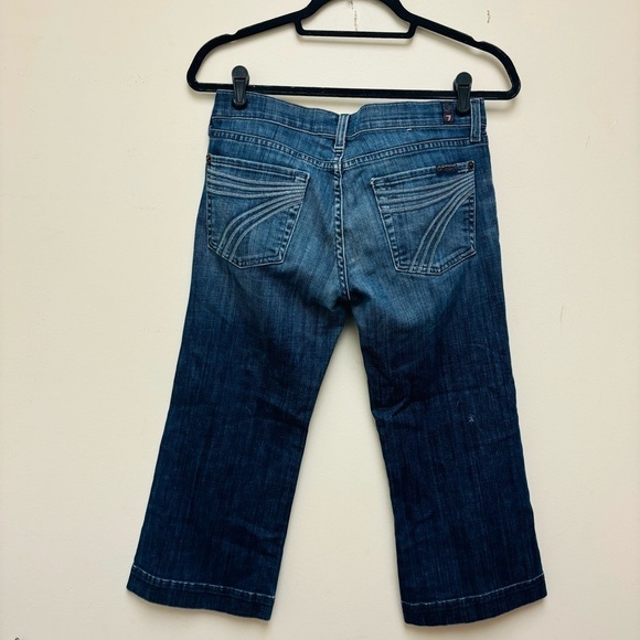 7 For All Mankind Cropped Dojo Jeans - Picture 8 of 14